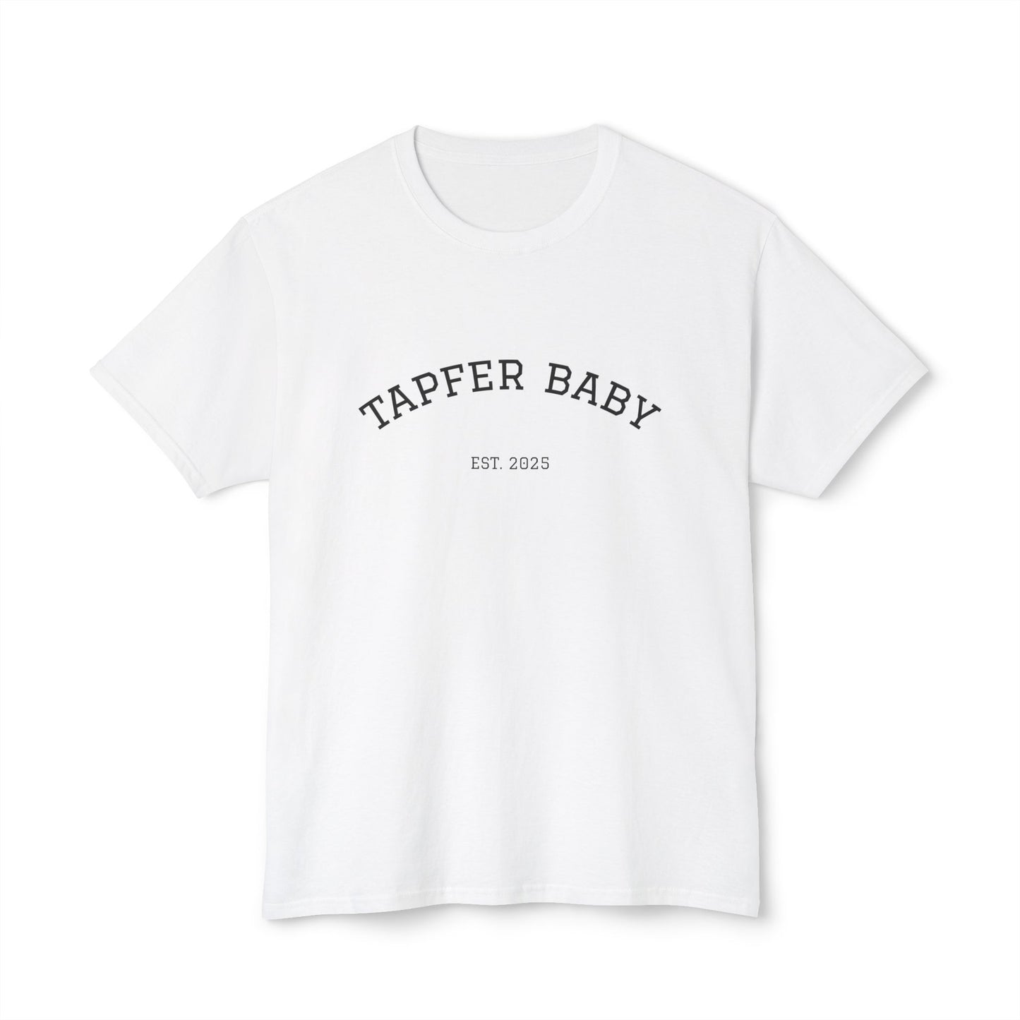 Unisex Cotton T-Shirt with 'TAPPER BABY' Design, Trendy Graphic Tee, Casual Wear, Baby Shower Gift, Stylish Gift for New Parents