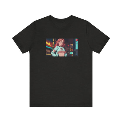 Street Style Graphic Tee, Trendy T-Shirt for Fashionistas, Perfect Gift for Birthdays, Casual Wear, Anime Lover's Apparel