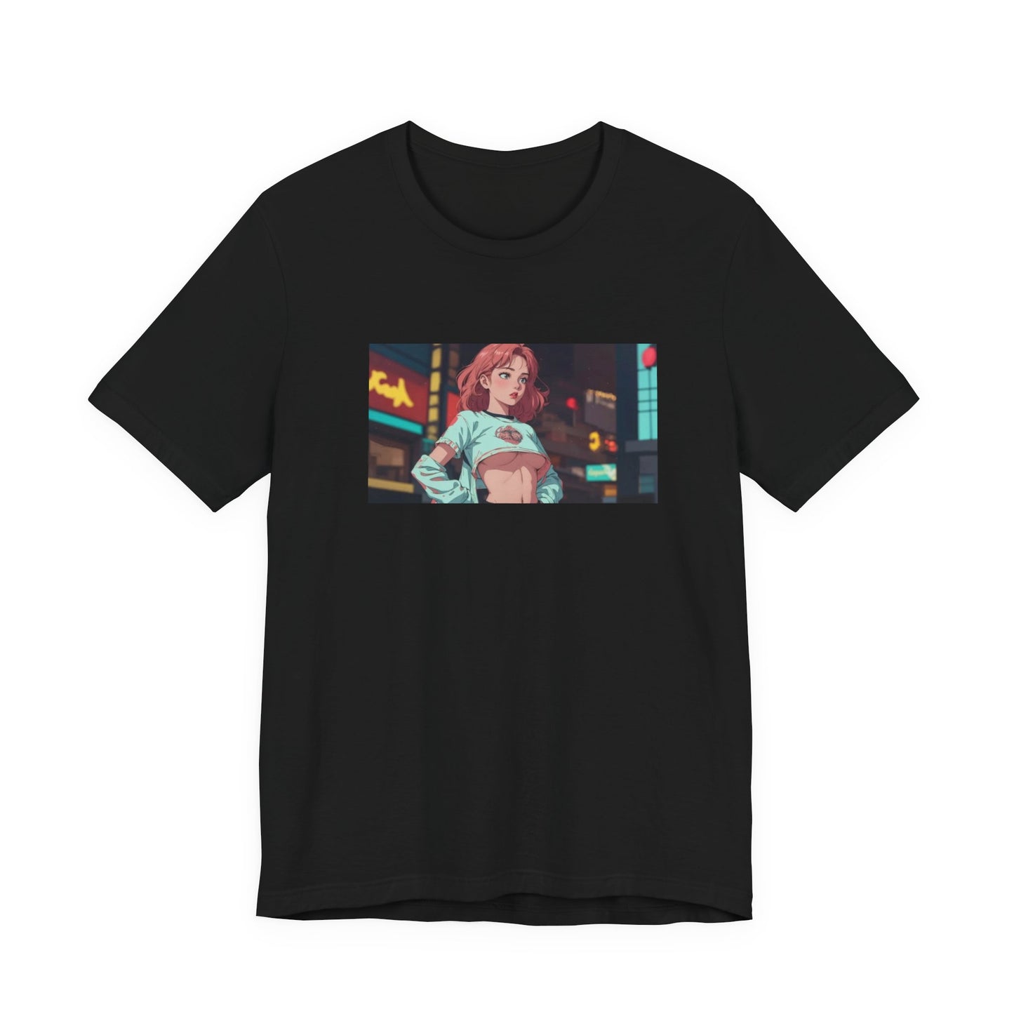 Street Style Graphic Tee, Trendy T-Shirt for Fashionistas, Perfect Gift for Birthdays, Casual Wear, Anime Lover's Apparel