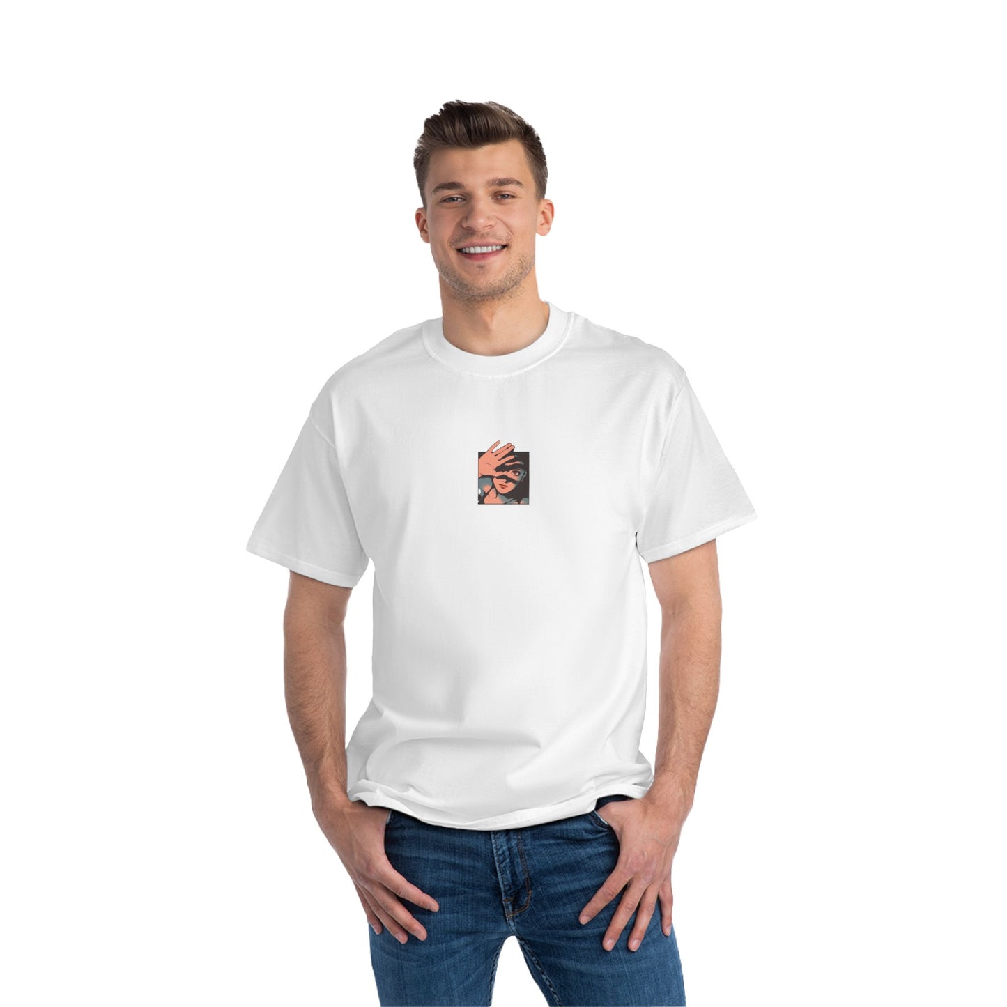Beefy-T® Short-Sleeve T-Shirt, Casual Graphic Tee, Everyday Wear, Gift for Friends, Summer Fashion, Art-Inspired Apparel