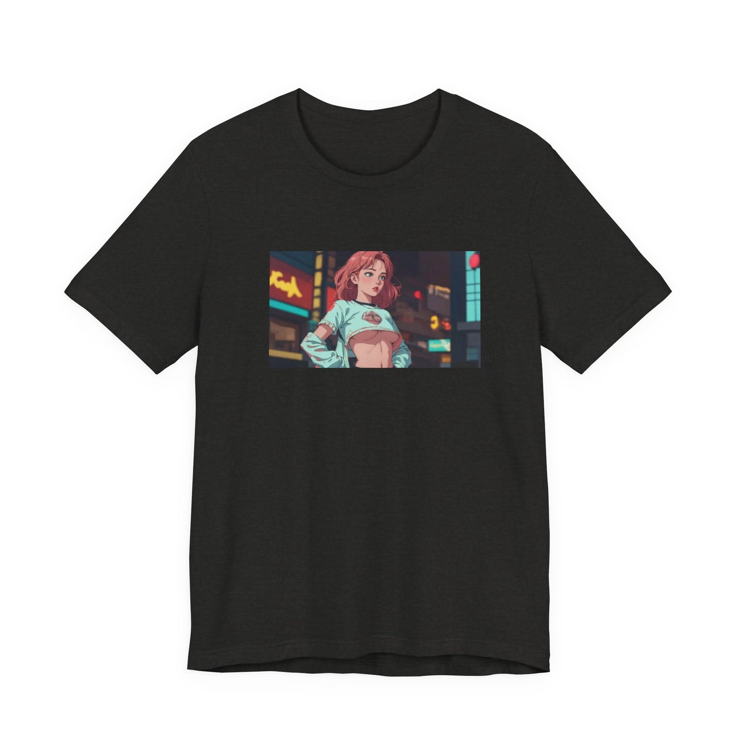 Street Style Graphic Tee, Trendy T-Shirt for Fashionistas, Perfect Gift for Birthdays, Casual Wear, Anime Lover's Apparel